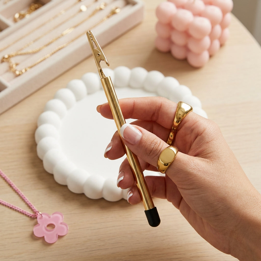 Pince outil pour fermer bracelet, aide bijoux
