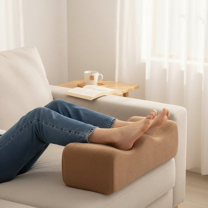Coussin repose-jambes doux et maintenu
