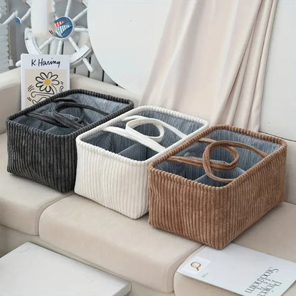 Grand panier en osier tressé, esprit bohème vue 2 - Chandore