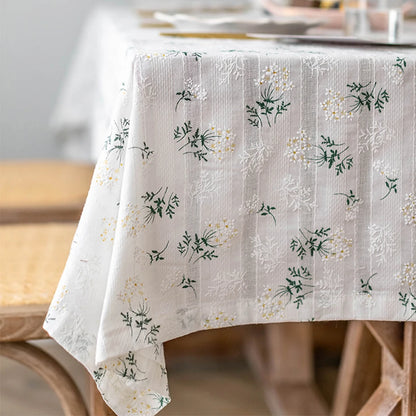 Nappe florale en coton marguerite, esprit champêtre vue 9 - Chandore