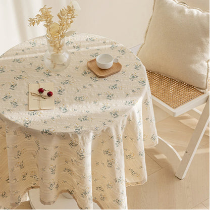 Nappe florale en coton marguerite, esprit champêtre vue 11 - Chandore