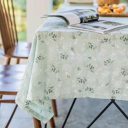 Nappe florale en coton marguerite, esprit champêtre vue 12 - Chandore