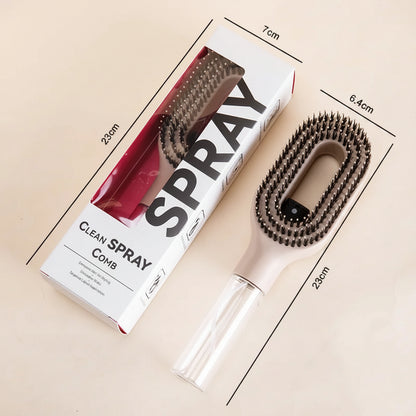 Brosse pulvérisatrice 2 en 1