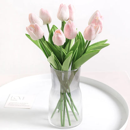 Tulipes artificielles au toucher réel, 5 ou 10 tiges vue 12 - Chandore