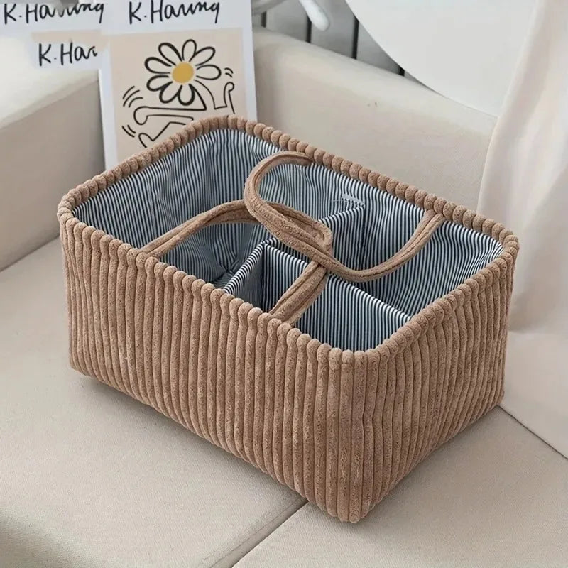 Grand panier en osier tressé, esprit bohème vue 5 - Chandore
