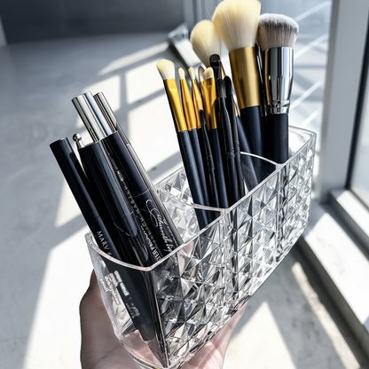 Organisateur cosmétique transparent facettes vue 2 - Chandore
