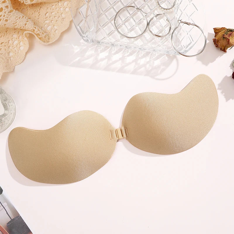 Soutien-gorge adhésif push-up invisibles, sans bretelles