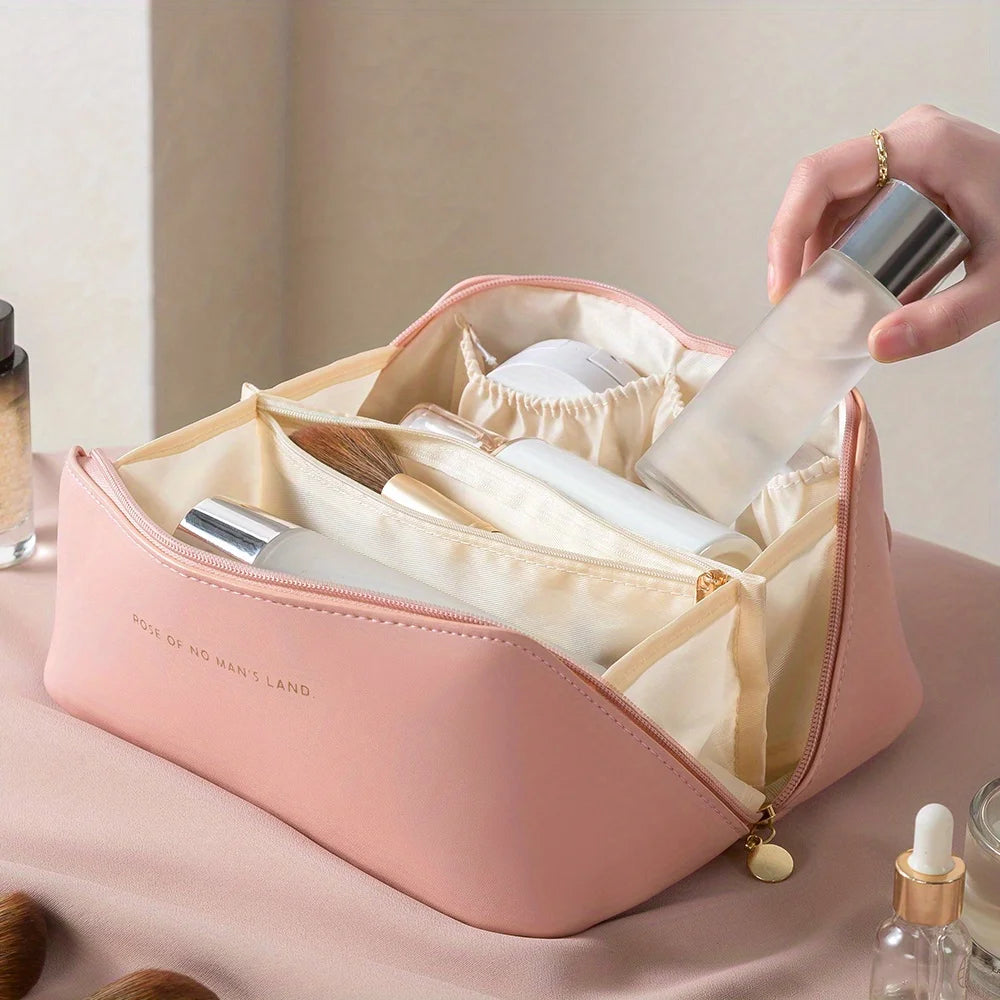 Trousse à maquillage zippée, élégante vue 3 - Chandore