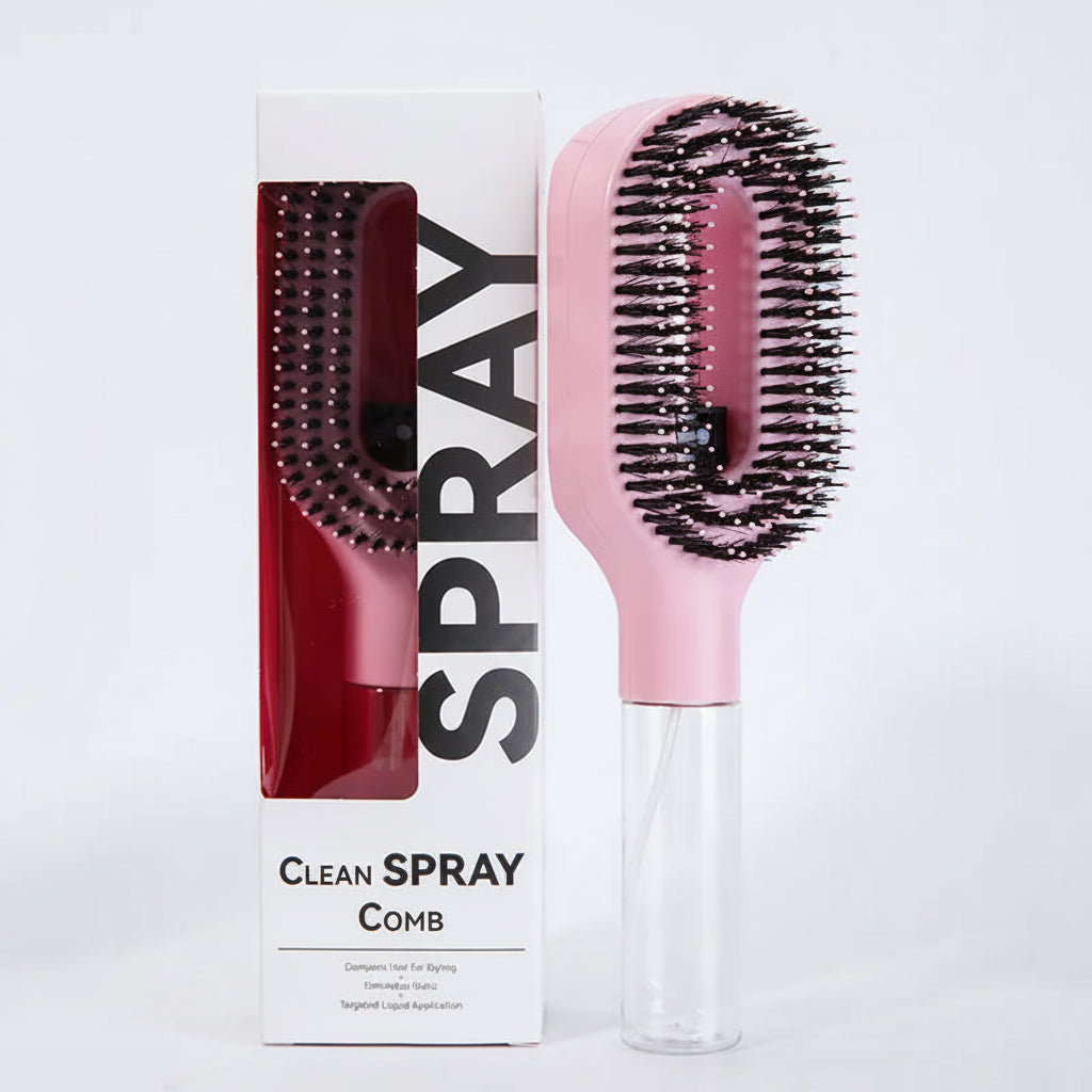 Brosse pulvérisatrice 2 en 1
