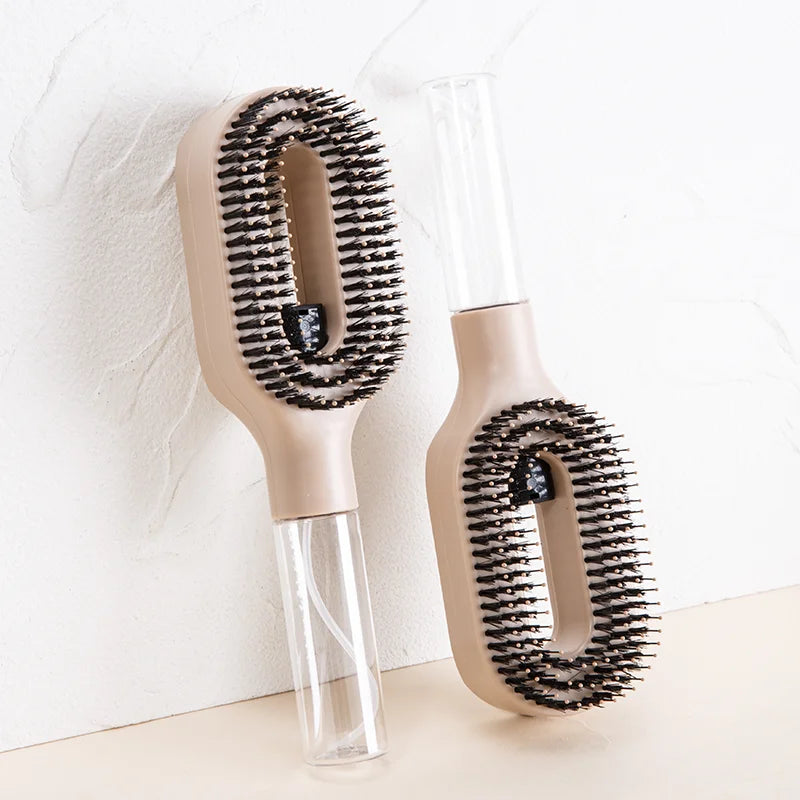 Brosse pulvérisatrice 2 en 1