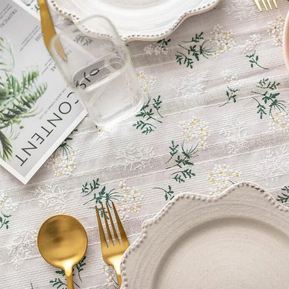 Nappe florale en coton marguerite, esprit champêtre vue 5 - Chandore