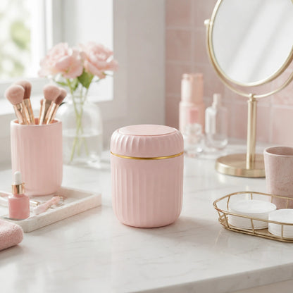 Mini poubelle luxe avec couvercle